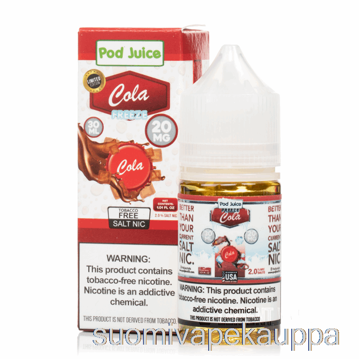 Vape Netistä Jäädytetty Cola - Pod Mehu - 30ml 20mg